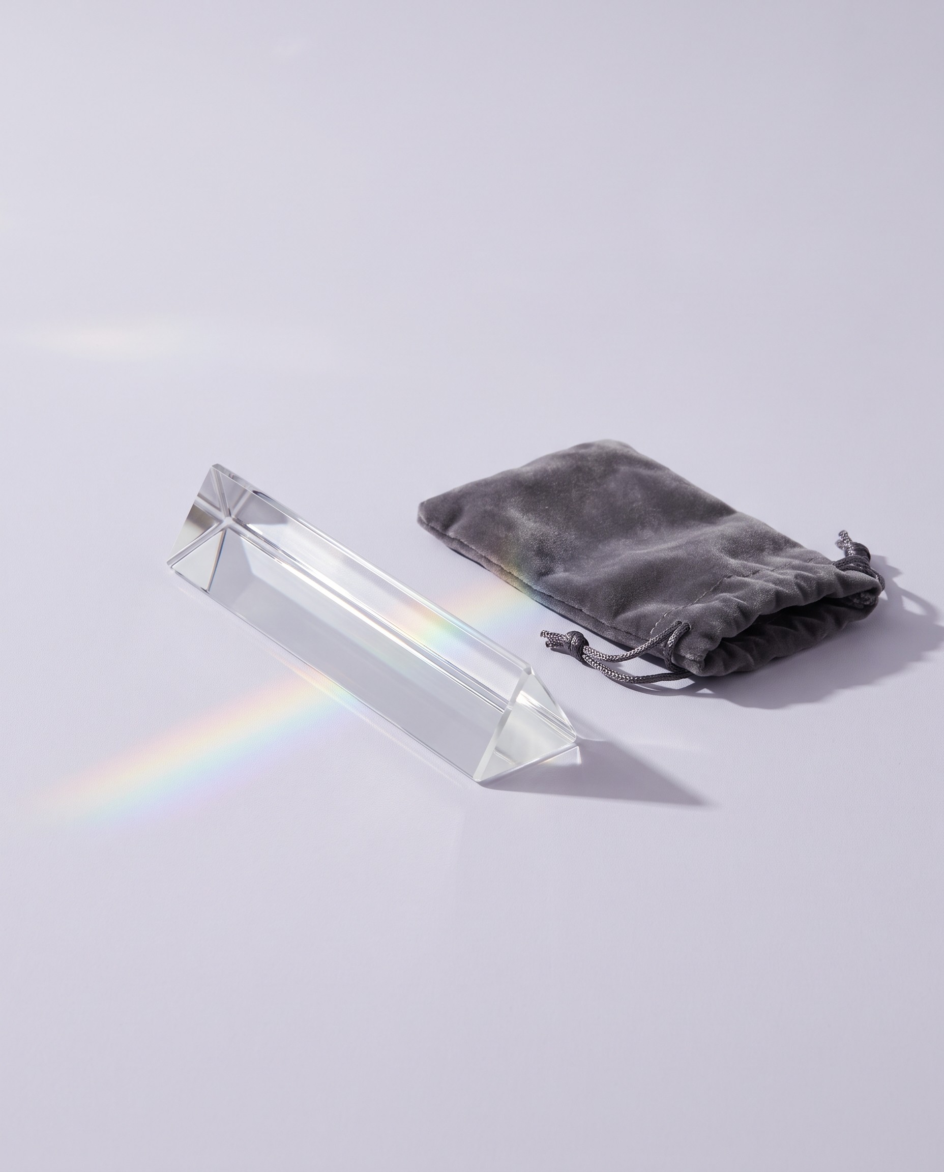 Triangular Glass Prism, 10 cm